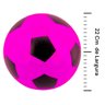 Kit 20x Bola de Vinil Pingo Dente de Leite Futebol - Rosa - 3