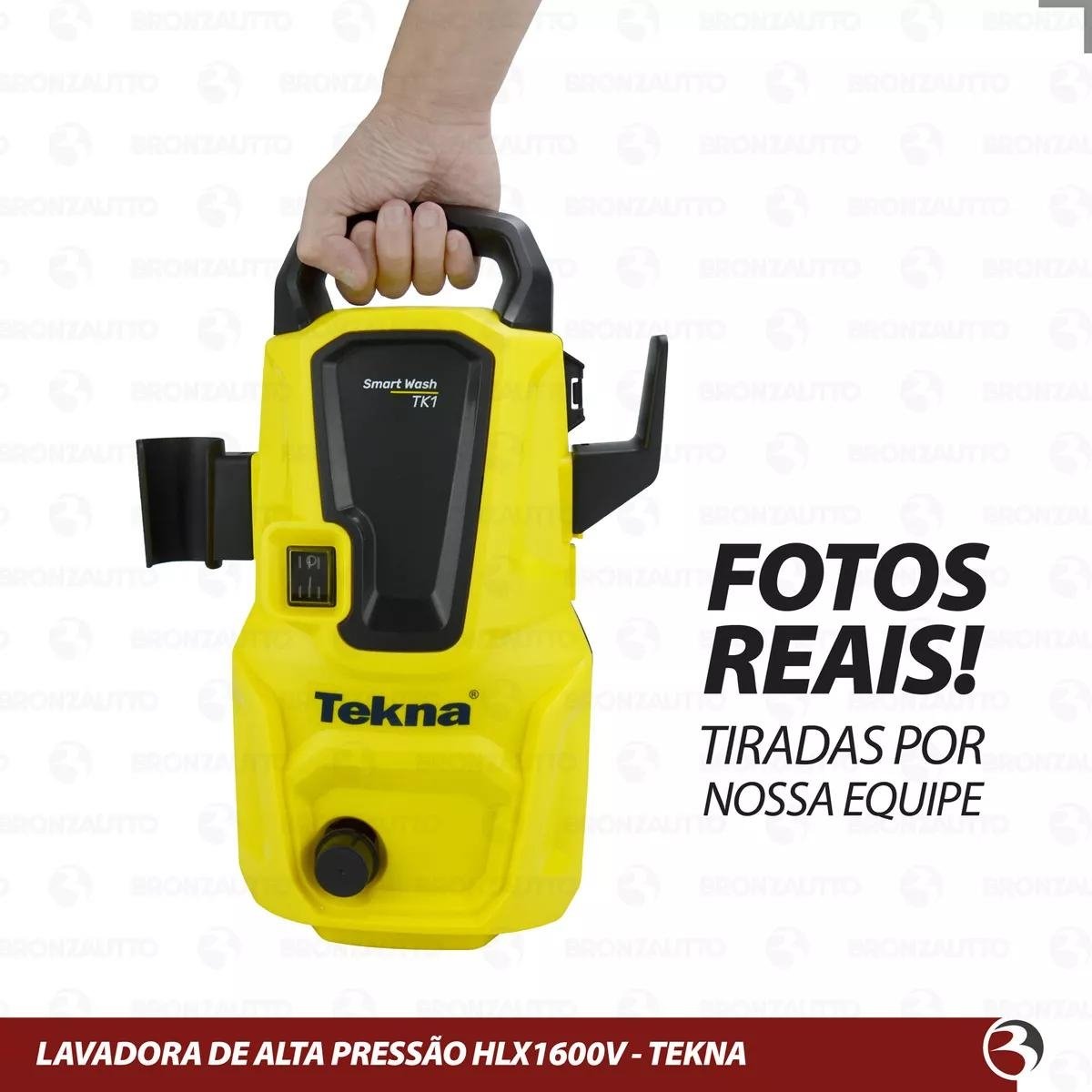 Lavadora de Alta Pressão C/ Jato Vap Regulável Hlx1600 Tekna Cor Amarelo - Preto Frequência 60hz 127 - 5