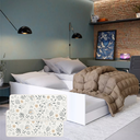 Ver imagem 1 de Cama Bicama C/ 2 Colchões Bibox Solteiro Casal Auxiliar 3 em 1 Compacta Cor Branco