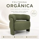 Ver imagem 7 de Poltrona Curva Orgânica Moderna Linho Verde Oliva Linha Premium Sala Quarto Recepção Escritório Prem