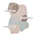 Ver imagem 2 de Tapete Orgânico Egípcio para Sala e Quarto Kivan 240 X 300 Cm - Cinza C/ Rosa