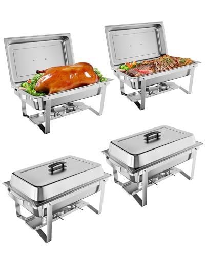 Takywep Conjunto de Rechaud 8qt Aço Inox para Buffet e Eventos - 1
