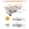 Takywep Conjunto de Rechaud 8qt Aço Inox para Buffet e Eventos - 4