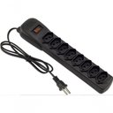 Ver imagem 1 de Filtro de Linha - 8 Tomadas - Tripolar - Bivolt - Force Line - Preto