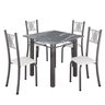 Conjunto de Jantar Mesa 70x70cm Tampo de Granito Topázio com 4 Cadeiras Sara Yescasa - 2