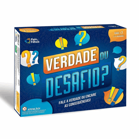 Jogo Verdade ou Desafio Pais & Filhos Diversão em Família