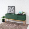 Buffet 2 Portas e 2 Gavetas Verde Escuro 160cm Bento Yescasa - 16