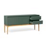 Buffet 2 Portas e 2 Gavetas Verde Escuro 160cm Bento Yescasa - 4