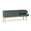 Ver imagem 4 de Buffet 2 Portas e 2 Gavetas Verde Escuro 160cm Bento Yescasa