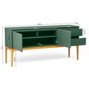 Ver imagem 5 de Buffet 2 Portas e 2 Gavetas Verde Escuro 160cm Bento Yescasa