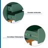Buffet 2 Portas e 2 Gavetas Verde Escuro 160cm Bento Yescasa - 13