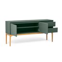 Ver imagem 3 de Buffet 2 Portas e 2 Gavetas Verde Escuro 160cm Bento Yescasa