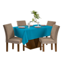 Ver imagem 1 de Kit C/ 10 Toalhas de Oxford 1,50mx1,50m Atacado Buffet Festa:azul Turqueza