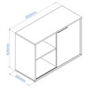 Ver imagem 4 de Armário 1 Porta 2 Nichos MDP 15mm