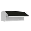 Ver imagem 6 de Armário de Cozinha Aéreo 80 cm 1 Porta Branco/Preto Glamy Madesa