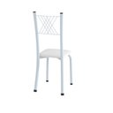 Ver imagem 7 de Conjunto de Jantar Mesa 75x75cm Tampo de Vidro Incolor com 4 Cadeiras Sara Yescasa