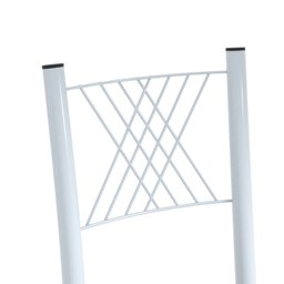 Conjunto de Jantar Mesa 75x75cm Tampo de Vidro Incolor com 4 Cadeiras Sara Yescasa - 6 Conjunto de Jantar Mesa 75x75cm Tampo de Vidro Incolor com 4 Cadeiras Sara Yescasa - 6