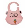Babador de Silicone Com Pega Migalhas Animais RO - 1