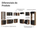 Ver imagem 5 de Armário de Cozinha Completa 549cm Rustic/preto Agata Madesa 01