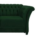 Ver imagem 5 de Sofá Recamier Divã Chesterfield 175cm Sofia Suede Verde Capitonê- Mabe Magazine
