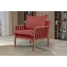 Poltrona Decorativa Jeniffer linho Terra Cota - 2