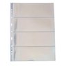 Kit 10 Folhas Plastico Cédula Acetato 3bzn 4 Divisões Porta - 1