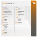 Ver imagem 4 de Cama Box Baú Viúva Preto + Colchão Ortopedico Espuma D33 Pillow Top Hanover One 128x188x64cm