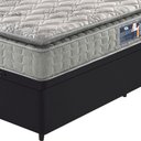 Ver imagem 5 de Cama Box Baú Viúva Preto + Colchão Ortopedico Espuma D33 Pillow Top Hanover One 128x188x64cm