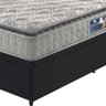 Cama Box Baú Viúva Preto + Colchão Ortopedico Espuma D33 Pillow Top Hanover One 128x188x64cm - 5