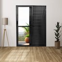 Ver imagem 1 de Porta Balcão de Alumínio 3 Folhas 210 X 160cm com Fechadura Linha 25