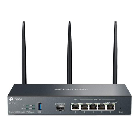 Roteador Wi-fi Tp-link Er706w Ax3000 Wi-fi 6 - Dual Band - Omada Mesh - 4 Lan 1000mbps - 1721500181