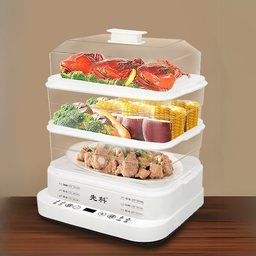 Panela Elétrica Vaporizadora de Alimentos Multifuncional 3 Andares Re31 800w - 10