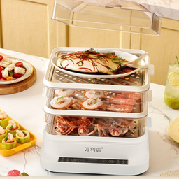 Panela Elétrica Vaporizadora de Alimentos Multifuncional 3 Andares Re31 800w - 9