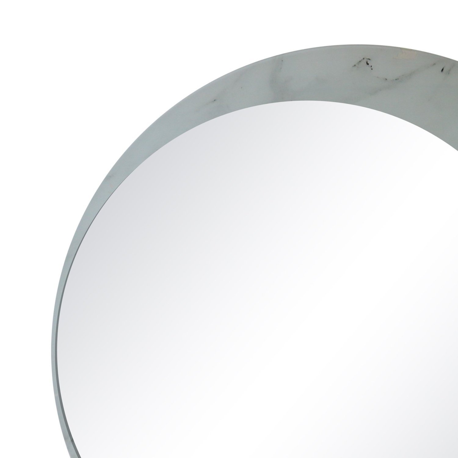 Espelho Decorativo Lateral Mármore 60cm Redondo Luna In House Decor - 2