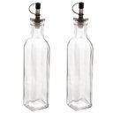 Ver imagem 1 de Kit 2 Garrafas de Vidro para Azeite ou Vinagre 270ml com Bico Dosador e Tampa Lyor