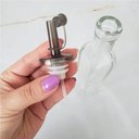 Ver imagem 4 de Kit 2 Garrafas de Vidro para Azeite ou Vinagre 270ml com Bico Dosador e Tampa Lyor