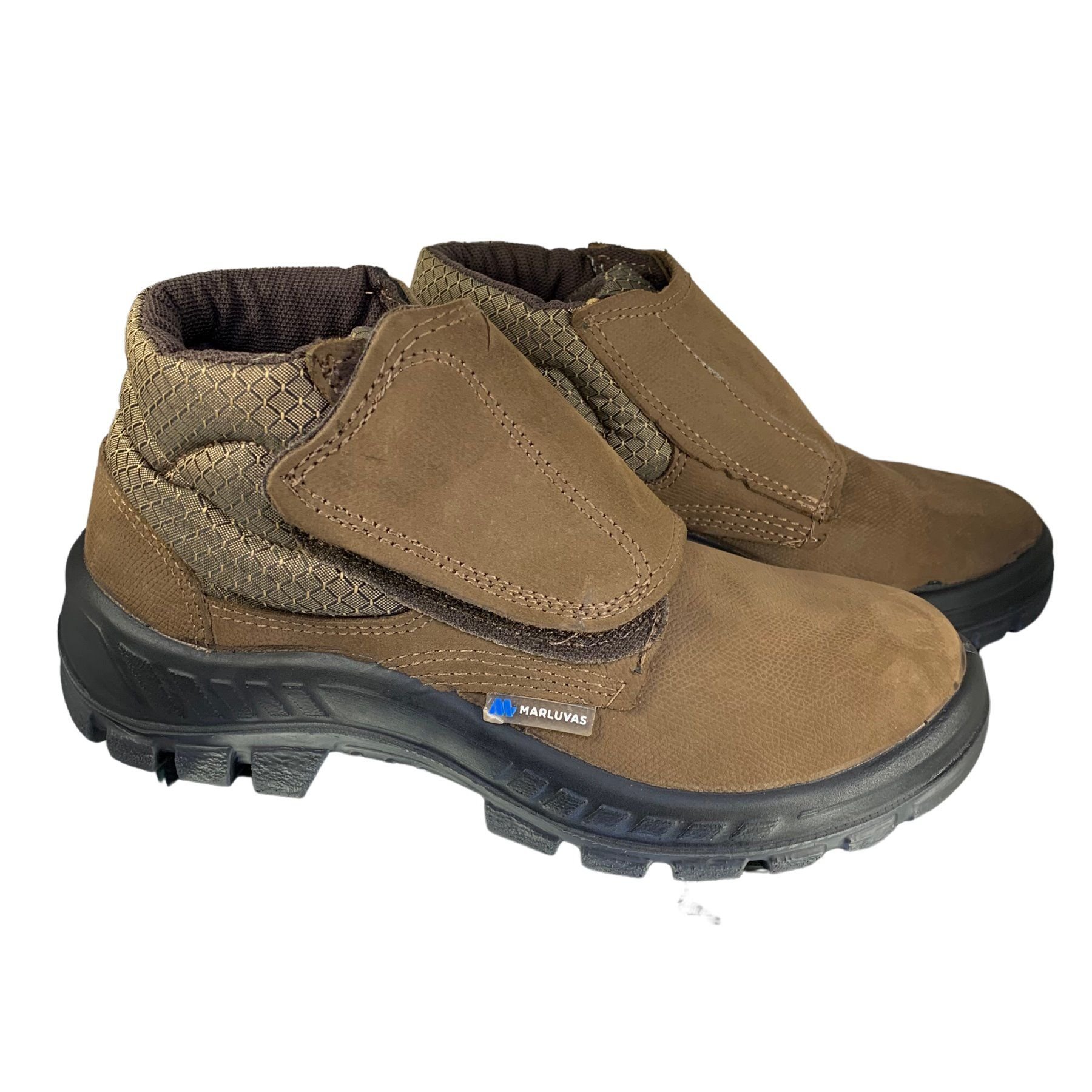 Couro Nobuck Nobuck Marluvas Premier Botina Nobuck Marluvas Velcro