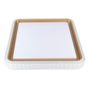 Ver imagem 1 de Nordecor Plafon Led Quadrado Kenle 50cm 36w 3k/4k/6.5k C/ Controle Memoria Dourado Dourado