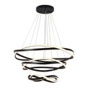 Ver imagem 3 de Lustre Pendente Nordecor Euni Odi 2879 Preto Led Bivolt