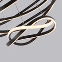 Ver imagem 2 de Lustre Pendente Nordecor Euni Odi 2879 Preto Led Bivolt