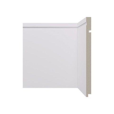 Rodape de Poliestireno 546 Branco 25cm Santa Luzia:branco