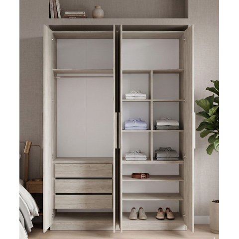 Guarda-roupa Modular 4 Portas 1014 Ilan Carvalho