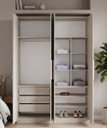 Ver imagem 1 de Guarda-roupa Modular 4 Portas 1014 Ilan Carvalho