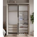 Ver imagem 1 de Guarda-roupa Modular 4 Portas 1014 Ilan Carvalho