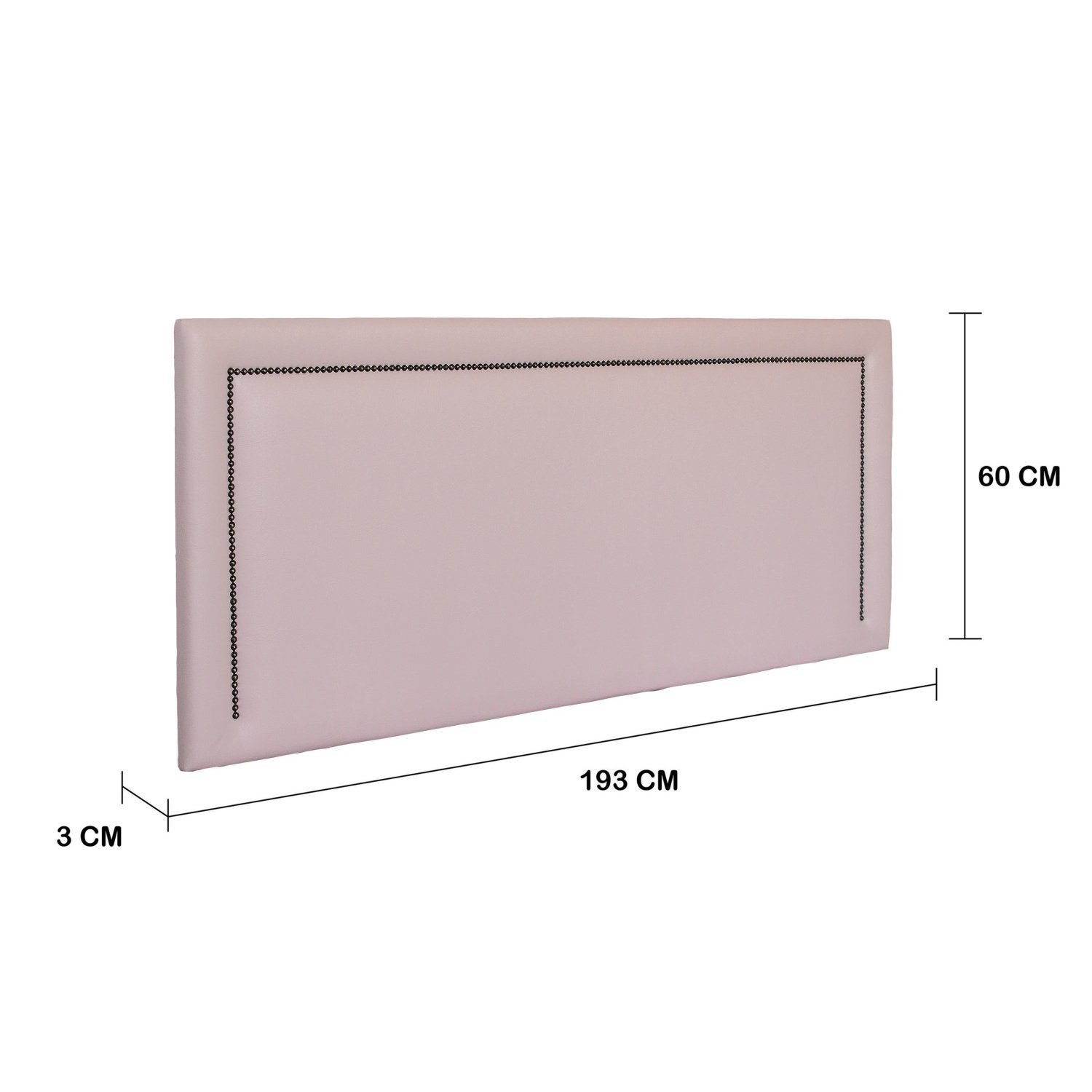Cabeceira King Estofada para Cama Box com Tachas 193x60cm Reta Luxo - 3