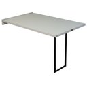 Ver imagem 2 de Mesa Dobrável Parede Retrátil MDF 120x75cm Branco