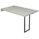 Ver imagem 2 de Mesa Dobrável Parede Retrátil Mdf 120x75cm