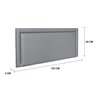 Cabeceira King Estofada para Cama Box com Tachas 193x60cm Reta Luxo - 3