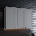 Ver imagem 1 de Armário Aéreo 3 Portas 120cm Emily Espresso Móveis