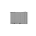 Ver imagem 3 de Armário Aéreo 3 Portas 120cm Emily Espresso Móveis